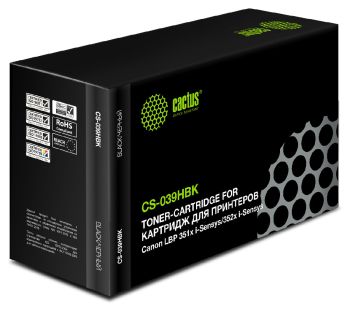 Картридж лазерный Cactus CS-039HBK 039 H черный (25000стр.)