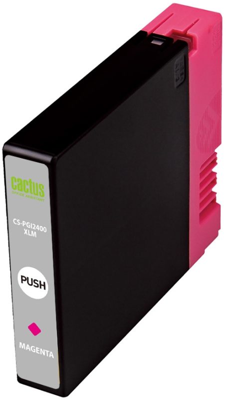 Картридж Canon MAXIFY Cactus CS-PGI2400XLM PGI-2400XLM пурп.пигм. (20.4мл)