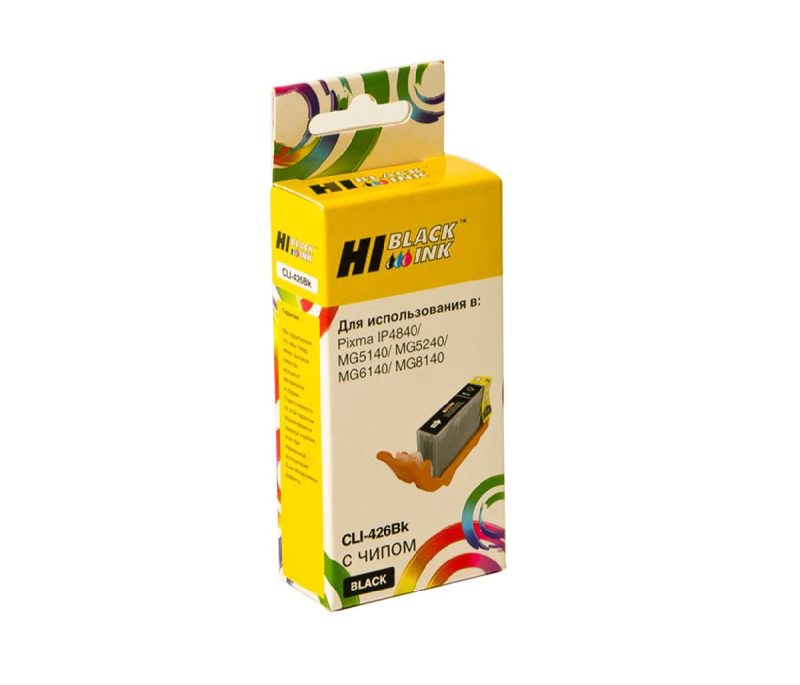 Картридж Canon PIXMA MG5140/5240/6140/8140 (Hi-Black) CLI-426BK, BK