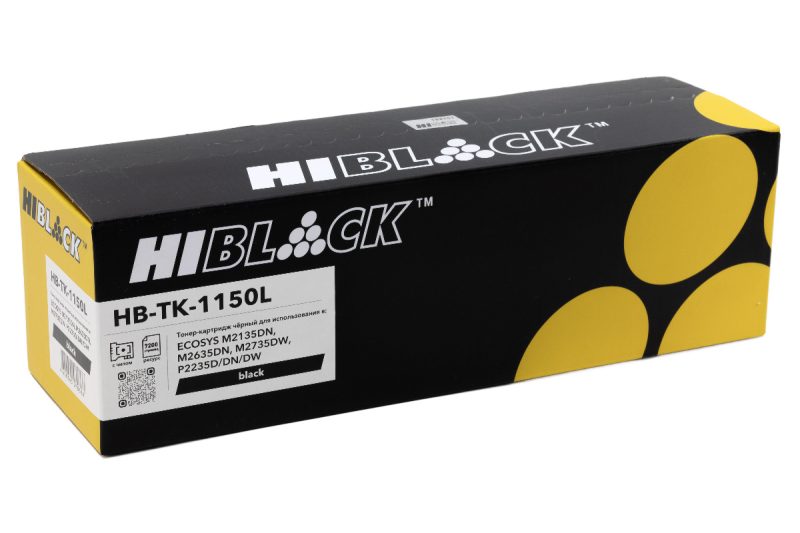 Тонер-картридж Hi-Black (HB-TK-1150L) для Kyocera Ecosys M2135dn/M2635dn/M2735dw, 7,2K