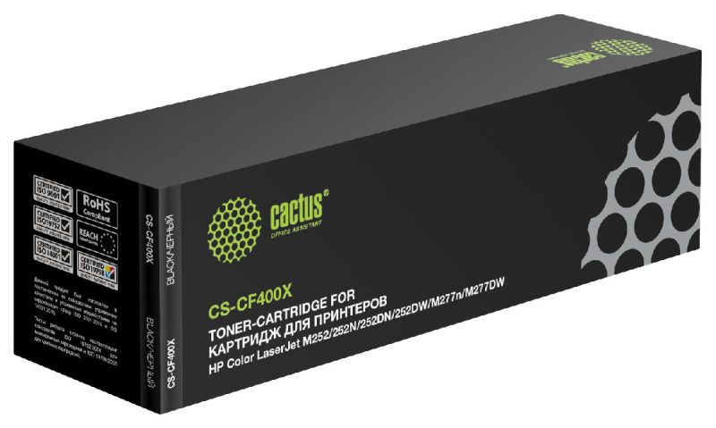 Картридж лазерный Cactus CS-CF400X CF400X черный (2800стр.)