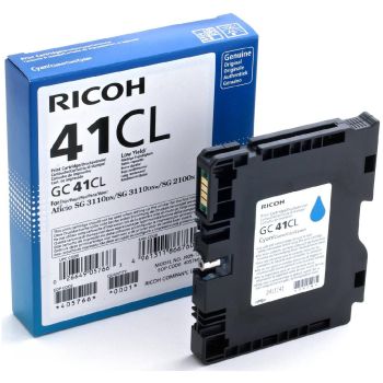 Картридж Ricoh гелевый GC 41CL голубой (O) 600 отп., 405766