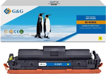 Картридж HP Color LJ Pro 4203, MFP 4303 G&G, аналог HP W2302A желтый 1.8k с чипом