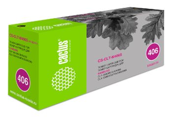 Картридж лазерный Cactus CS-CLT-M406S CLT-M406S пурпурный (1000стр.)
