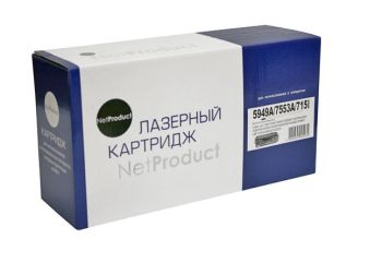 Картридж HP LJ 1160/1320/P2015/Canon 715 (NetProduct) Q5949A/Q7553A унив., 3K