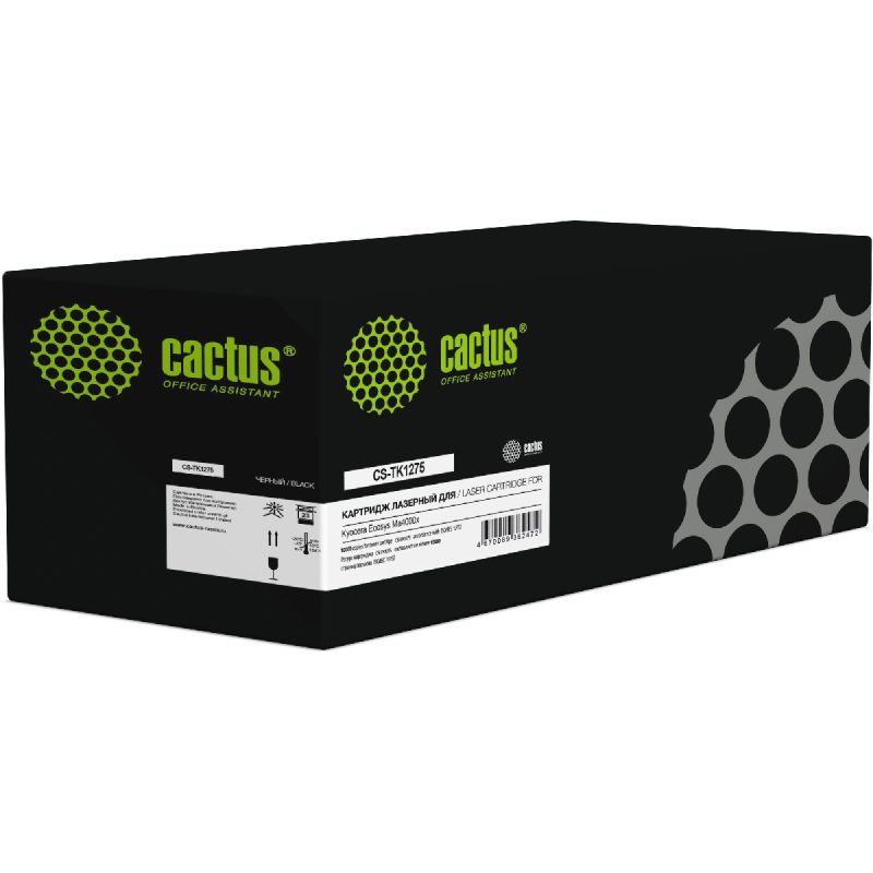 Картридж Kyocera ECOSYS MA4000x Cactus CS-TK1275 TK-1275 черный (10000стр.) (Азия)