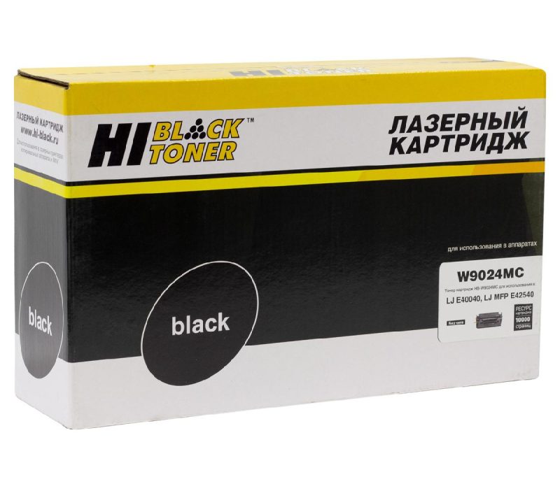 Картридж HP LaserJet E40040/E42540 (Hi-Black) W9024MC, 10K, без чипа
