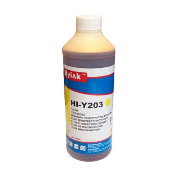 Чернила MyInk HP (HP 72) C9373A, HI-Y203, 1 л, Y (желтый)