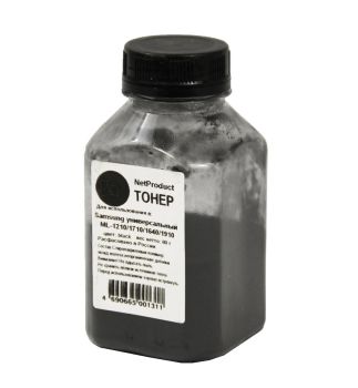 Тонер Samsung ML-1210/1710/1640/1910 Универсальный (NetProduct) Bk, 80 г, банка