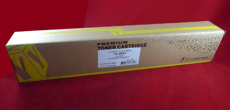 Тонер-картридж для Kyocera FS-C8020MFP/C8025MFP/C8520MFP/C8525MFP TK-895Y yellow 6K (ELP Imaging)