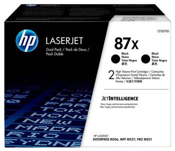 Картридж HP LJ M506dn/M506x/M527dn/M527f/M527c (O) CF287XD (2x18K)