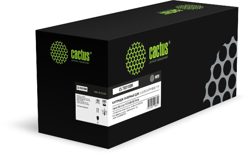 Картридж лазерный Cactus CS-TK8115BK TK-8115BK черный (12000стр.)