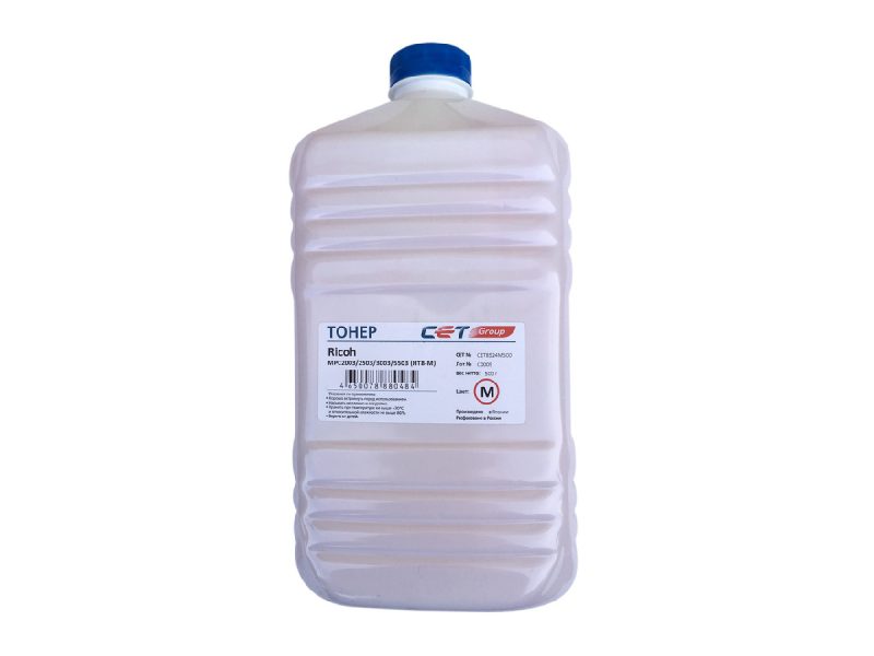 Тонер RICOH MPC2003/2503/3003/5503 (Japan) HT8-M (CPT) Magenta, 500г/бут, (унив.), CET8524M500