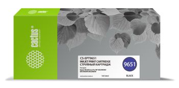 Картридж струйный Cactus CS-EPT9651 T9651 черный пигментный (10000стр.) (187мл)