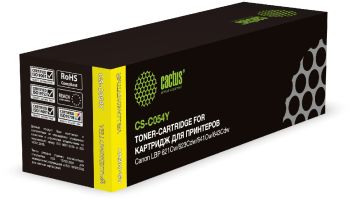 Картридж Canon LBP 621Cw/623Cdw/641Cw/643Cdw Cactus CS-C054Y