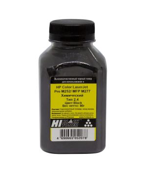 Тонер HP CLJ Pro M252/MFP M277 (Hi-Black) Химический, Тип 2.4, Bk, 80 г, банка