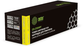 Картридж Canon LBP 621Cw/623Cdw/641Cw/643Cdw Cactus CS-C054HY