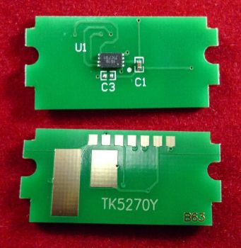 Чип для Kyocera Ecosys P6230cdn/M6230cidn/M6630cidn (TK-5270Y) Yellow, 6K ELP Imaging