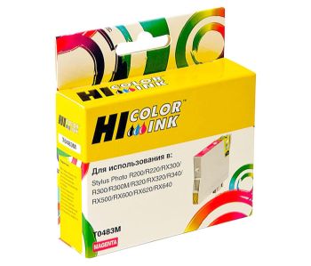 Картридж Epson Stylus Photo R200/R300/RX500/RX600 (Hi-Black) C13T04834010, M