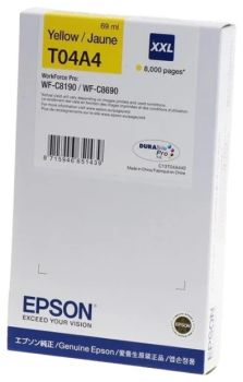 Картридж Epson WF-C8190/WF-C8690 (O) T04A4/ C13T04A440, XXL Yellow