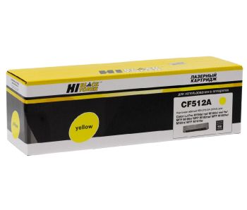 Картридж HP CLJ Pro M154a/M154nw/MFP M180n/MFP M181fw (Hi-Black) CF512A, Y, 0,9K