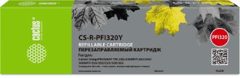 Картридж Canon (ПЗК) Cactus CS-R-PFI320Y желтый