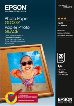 Фотобумага глянцевая односторонняя A4, 200 г/м, 20 л (C13S042538) (Epson)