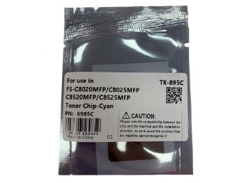 Чип KYOCERA FS-C8020MFP/8025MFP/8520MFP/8525MFP (CET) Cyan, 6K, CET6985C, TK-895