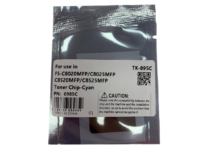 Чип KYOCERA FS-C8020MFP/8025MFP/8520MFP/8525MFP (CET) Cyan, 6K, CET6985C, TK-895