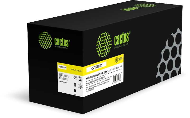 Картридж лазерный Cactus CS-TK8115Y TK-8115Y желтый (6000стр.)