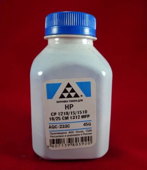 Тонер для картриджей CB541A/CE321A/CF211A Cyan (фл. 45г) (AQC-США) фас.Россия