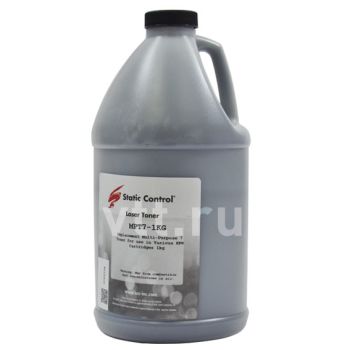 Тонер Static Control для HP LJ P1005/1006/1505, Bk, 1 кг, флакон, MPT7-1KG