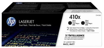 Картридж HP CLJ M452DW/DN/NW/M477FDW/477DN/477FNW (O) 410X/CF410XD, 2X6,5K, чёрный