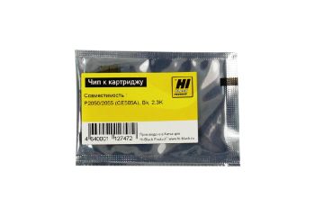 Чип HP LJ P2050/2055/LBP 6300 (CE505A), Bk, (Hi-Black) 2,3K