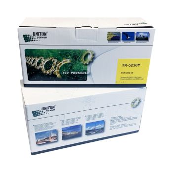 Тонер-картридж для (TK-5230Y) KYOCERA (2,2K) желтый UNITON Premium GREEN LINE (Eco Protected)