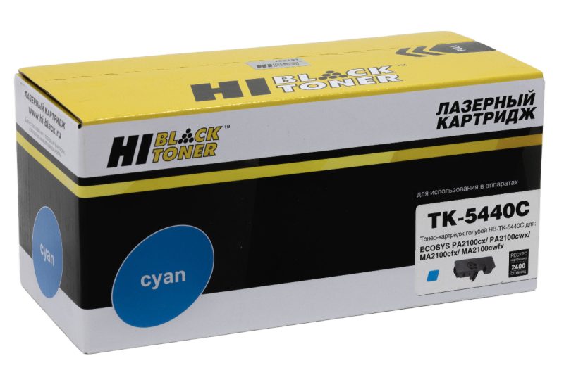 Картридж Kyocera ECOSYS PA2100cx/PA2100cwx/MA2100cfx (Hi-Black) TK-5440C, C, 2,4K
