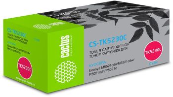 Картридж лазерный Cactus CS-TK5230C TK-5230C голубой (2200стр.)