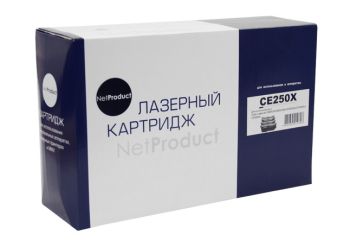 Картридж HP CLJ CP3525/CM3530 (NetProduct) CE250X, BK, 10,5K