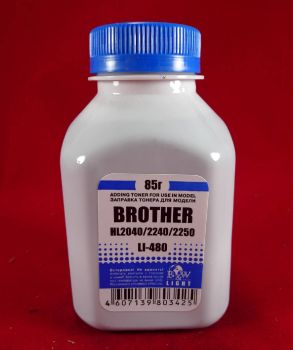Тонер Brother TN 2075/85/2135/75 HL 2030/35/40/75/2140/50/70 (фл. 85г) Black&White Light фас.Россия