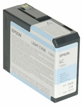 Картридж Epson Stylus Pro 3800/3880 (O) C13T580500, светло-голубой, 80 мл