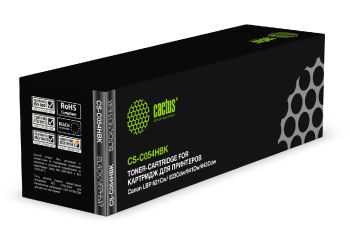 Картридж Canon LBP 621Cw/ 623Cdw/641Cw/643Cdw Cactus CS-C054HBK 054 BK черный (3100стр.)