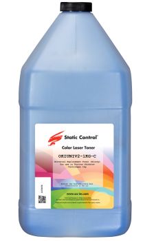 Тонер Oki C610/ C810/ C830 Универсальный (Static Control) OKIUNIV2-1KG-C, C, 1 кг, флакон