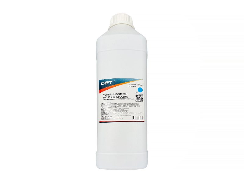 Тонер PK250C + носитель PK250D для KYOCERA TASKalfa 5052ci (CET) Cyan, 465г, OSP0250C-465