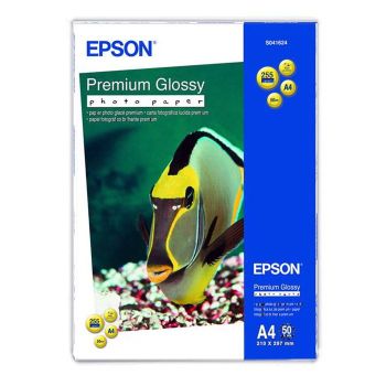 Фотобумага глянцевая односторонняя A4, 255 г/м, 50 л. (C13S041624) (Epson)