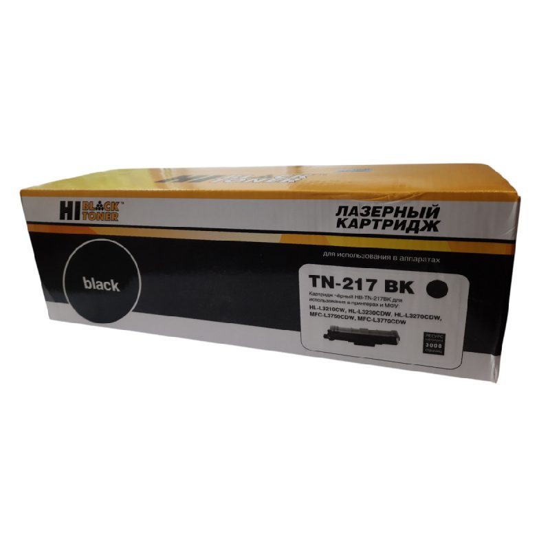 Картридж Brother HL-L3230/DCP-L3550/MFC-L3770 (Hi-Black) TN-217BK, Bk, 3K
