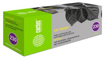 Картридж лазерный Cactus CS-TN230Y TN-230Y желтый (1400стр.)