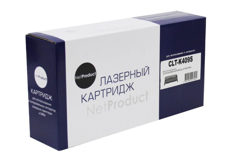 Картридж Samsung CLP-310/315/CLX-3170fn/3175 (NetProduct) CLT-K409S, BK, 1,5K