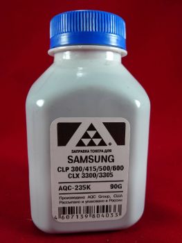Тонер SAMSUNG CLP 300/315/320/325/360/415/500/510/600/610/660 Black (фл. 90г) (AQC-США) фас.Россия