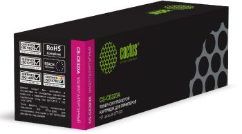 Картридж лазерный Cactus CS-CE323A CE323A пурпурный (1300стр.) для HP LJ CP1525