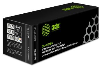 Картридж лазерный Cactus CS-C731BK 731 BK черный (1600стр.)